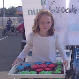 girl fundraise cupcake-275x155